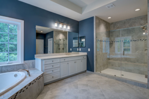 Luxury custom built designer bathroom in clifton